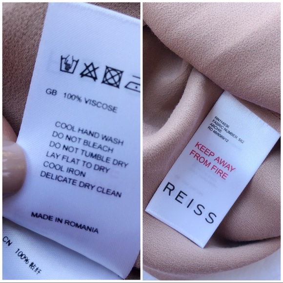 Reiss Blush cropped blouse - Picture 8 of 8